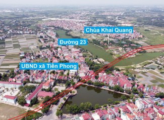 Đường sẽ mở theo quy hoạch ở xã Tiền Phong, Mê Linh, Hà Nội (phần 1)