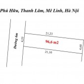 BÁN 96m2 ĐƯỜNG OTO TRÁNH NHAU tại PHÚ HỮU, THANH LÂM, 0989-726-892