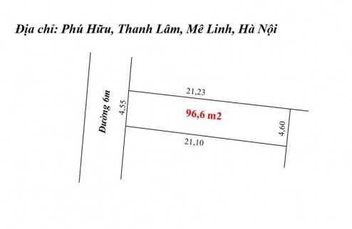 BÁN 96m2 ĐƯỜNG OTO TRÁNH NHAU tại PHÚ HỮU, THANH LÂM, 0989-726-892