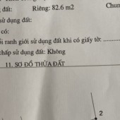 Bán lô góc, dt 82.6m2 tại thôn Trung Hậu Đoài, Tiền Phong, Mê Linh