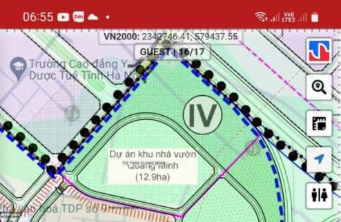 Bán đất tổ 10 thị trấn Quang Minh, đất bìa làng. Dt 82m2. Giá tốt