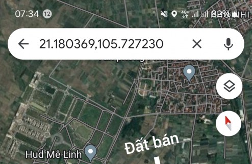 Bán đất Đại Thịnh, Mê Linh, gần trung tâm hành chính huyện Mê Linh. dt 82m2.