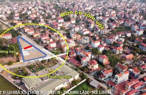 bán đất đấu THANH LÂM Mê Linh, cạnh trường học, cam kết bán đúng giá chủ thu 0988.994.012
