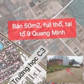 Cần bán 50m2, full thổ cư, giá 43.5tr/m2 tại tổ 9 Quang Minh