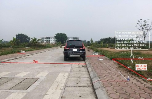 cần bán lô đất đấu giá QM-04, tổ dân phố số 3, thị trấn Quang Minh, Mê Linh, Hà Nội. 0988-994-012 CAM KẾT BÁN ĐÚNG GIÁ CHỦ THU
