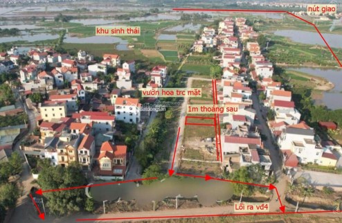 Bán đất đấu giá X3 Khê Ngoại, Văn Khê, Mê Linh, Hà Nội. Sổ đỏ đầy đủ sẵn sàng giao dịch
