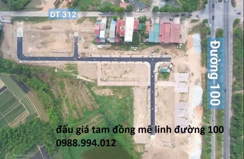 bán gấp băng 1 kinh doanh đường 100 mét Khu đấu giá Tam đồng, Mê Linh, Hà Nội