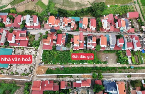 Bán đất đấu giá X3 Khê Ngoại, Văn Khê, Mê Linh, Hà Nội. Sổ đỏ đầy đủ sẵn sàng giao dịch