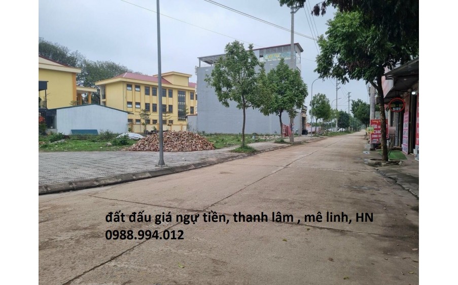 bán đất đấu THANH LÂM Mê Linh, cạnh trường học, cam kết bán đúng giá chủ thu 0988.994.012