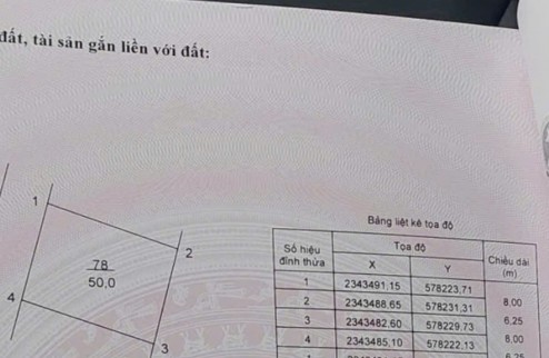 Chính chủ cần bán nhanh 50m2, full thổ cư giá rẻ nhất tại tổ 9 Quang Minh
