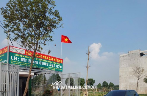 Bán liền kề 10 dự án Cienco 5 Mê Linh, sổ đỏ, khu A. Giá 7x tr/m2