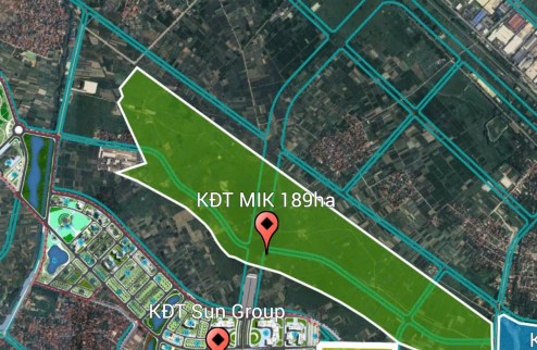 Cần bán Liền kề 1 đường 24m, khu B dự án Cienco 5 Mê Linh, gần dự án Sun Group