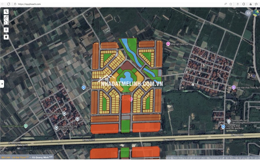 Cần bán liền kề, biệt thự dự án Cienco 5 Mê Linh. Giá đầu tư