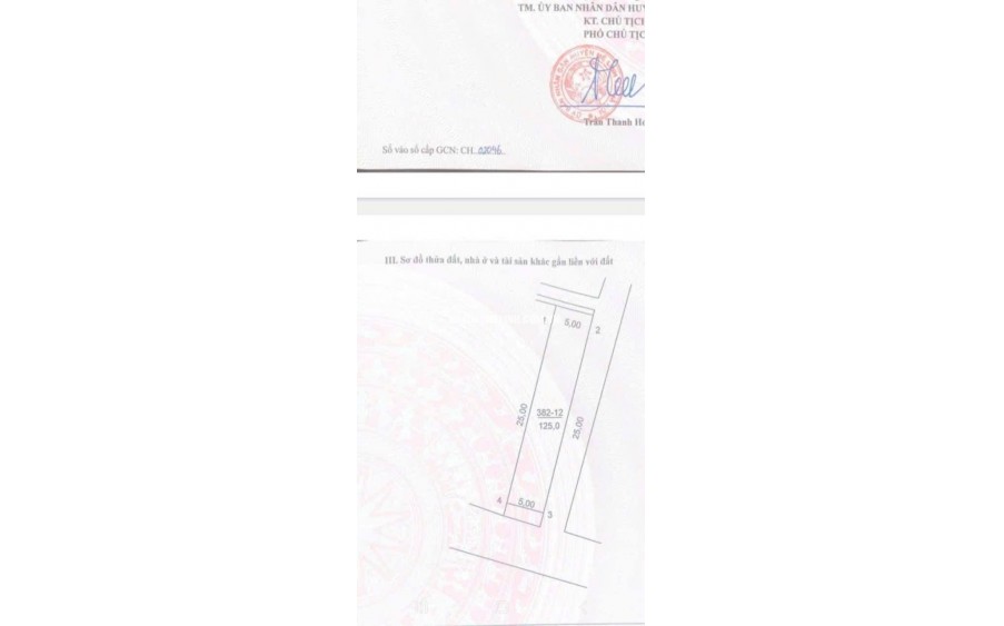 Bán 125m full thổ cư tại chợ hoa quả Thanh Lâm cũ,trục chính đường 35,buôn bán nhộn nhịp