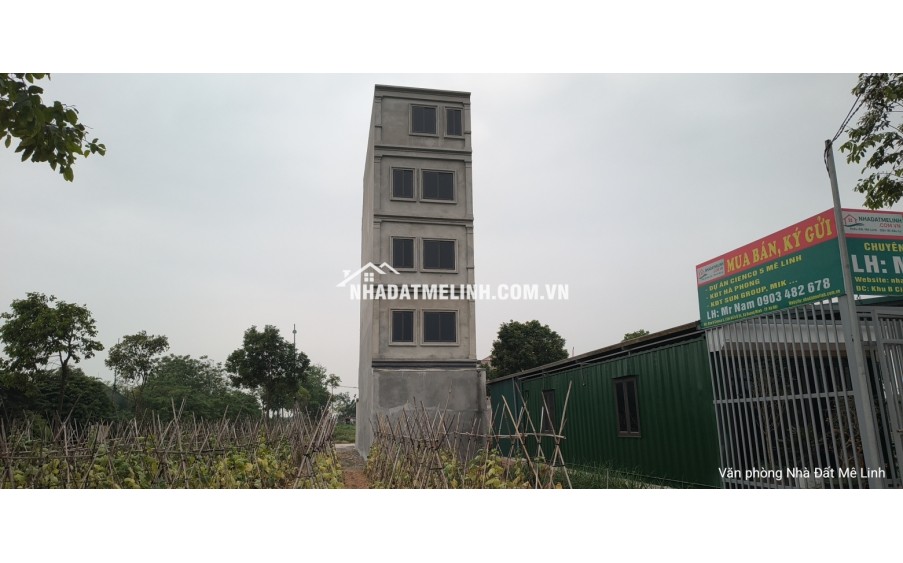 Cần bán liền kề 9 khu A dự án Cienco 5 Mê Linh. Giá 4x tr/m2