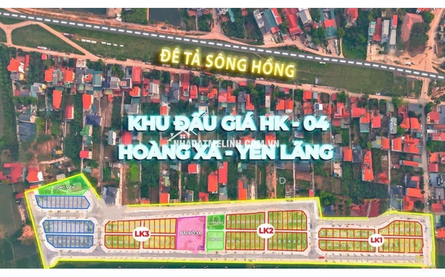87m đấu giá mê linh gần vành đai 4