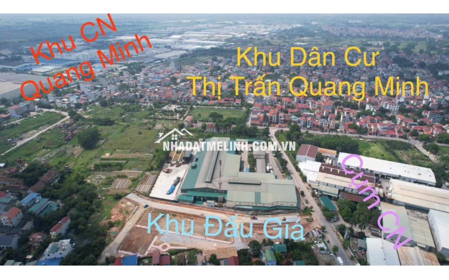 Đấu giá trục chính tổ 4 Quang Minh, Gần Khu công nghiệp quang minh