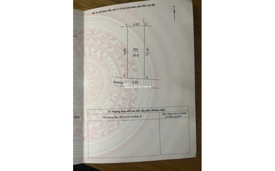 2,2 tỷ sở hữu 55m full thổ cư tại Tiến Thắng, Mê Linh,ngõ thông,gần chợ và vành đai 4